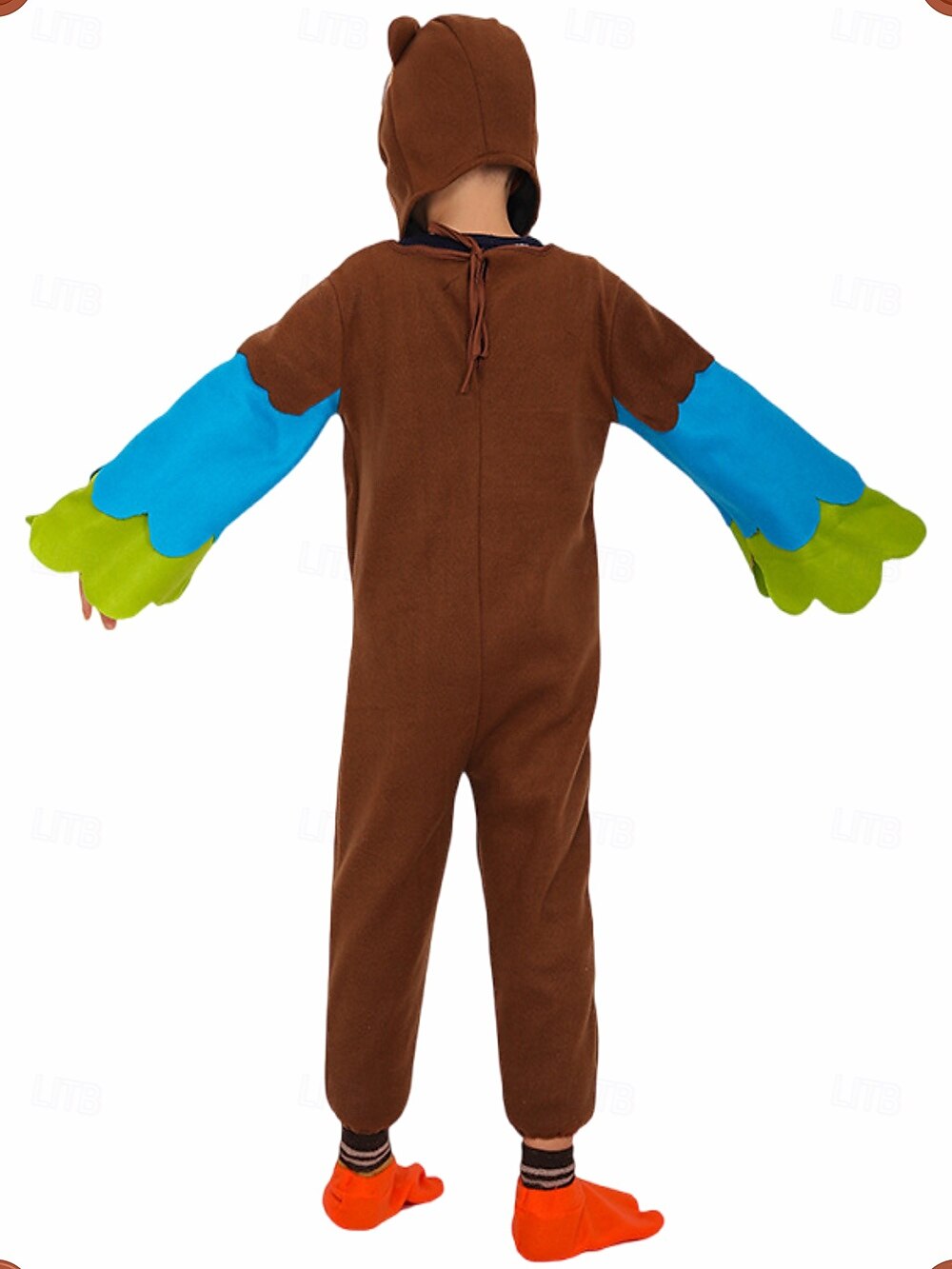 Coda di fata Animale Pappagallo Uccello Pirata Polly Pigiama Kigurumi Tutine Cosplay Ragazzi Ragazze Bambini Performance Vestirsi in modo educativo Vestiti per eventi scolastici Halloween Carnevale del 2025 a kr.377 –P2