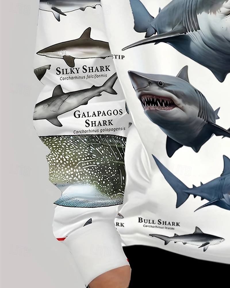 Pojkar 3D Djur Huvtröja Långärmad Vår Höst Mode Streetwear Barn 4-12 år Huva Utomhus Ledigt Dagligen Normal 2025 - $18.99 –P3