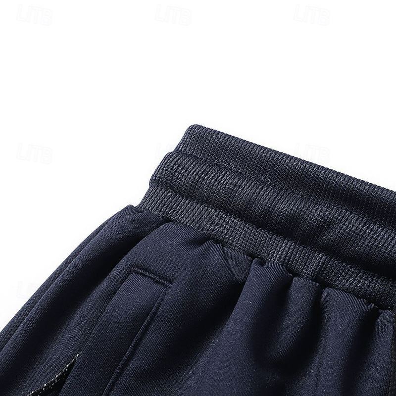 Bărbați Παντελόνι πεζοπορίας Palton de iarnă Pantaloni din lână Pantaloni termici Iarnă Toamnă În aer liber Fit regulat Cald Pantaloni Buzunar Talie elastică Gri Închis Negru Camping / Drumeții 2026 - $25.99 –P5