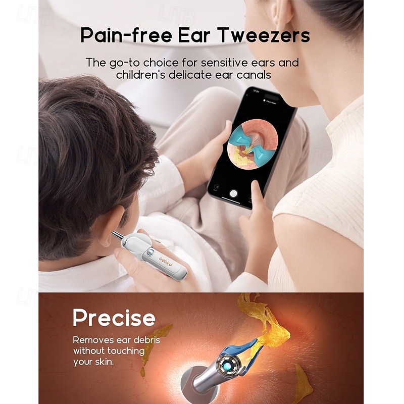 Bebird Earsight Plus R37R Ear Cleaning Camera Wax Removal Tool kit Flexible Earwax Cleaner Scope Otoscope Cam Light Visual Earpick Tweezers Wireless Ear-Wax Remover for Adults & Kids 2025 - $89.99 –P6