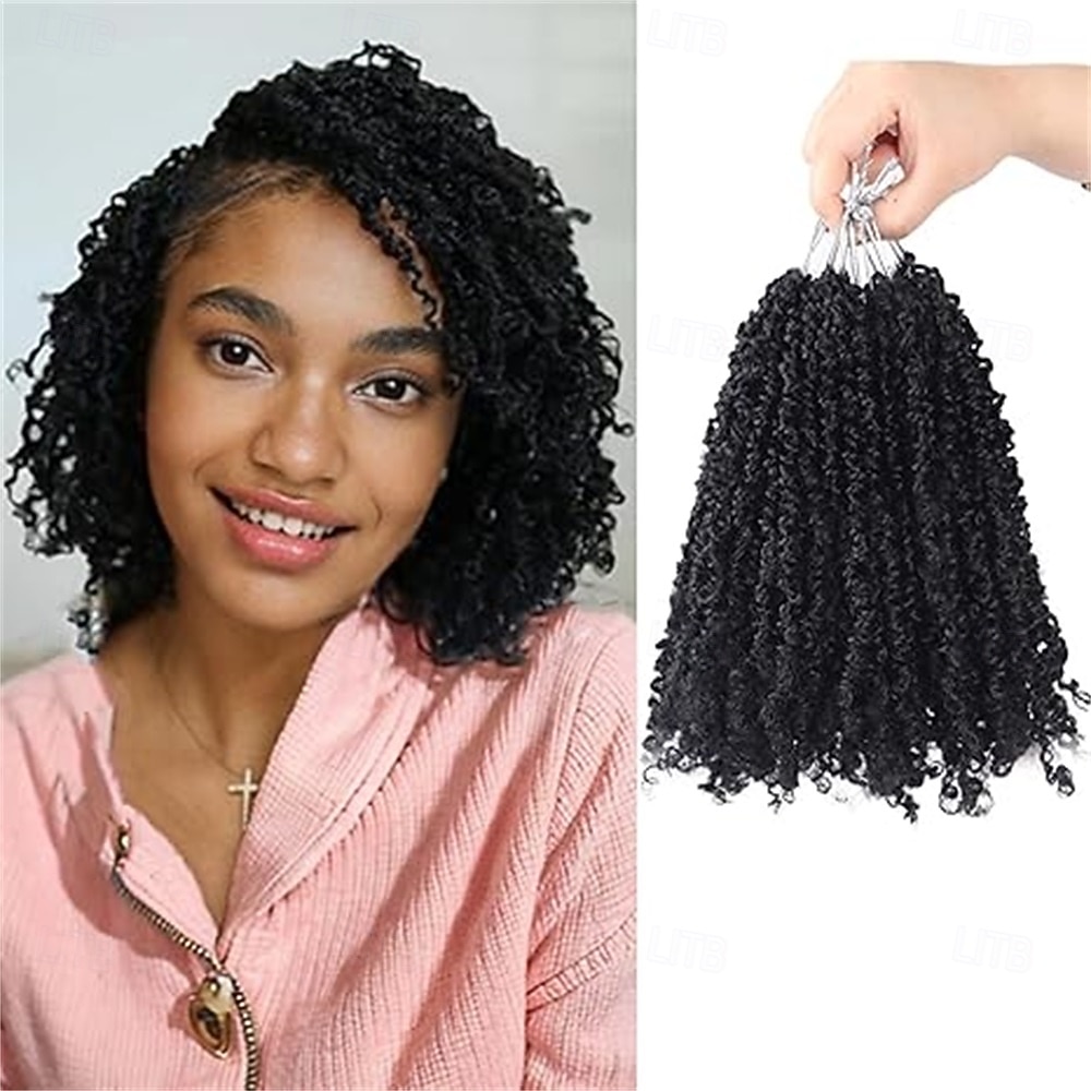 włosy szydełkowe yaki wstępnie zapętlone skręcane brązowe wiosenne mini włosy szydełkowe 8 cali 9 opakowań pasja twist z lokami syntetyczne przedłużki do włosów 2026 - $58.99 –P2