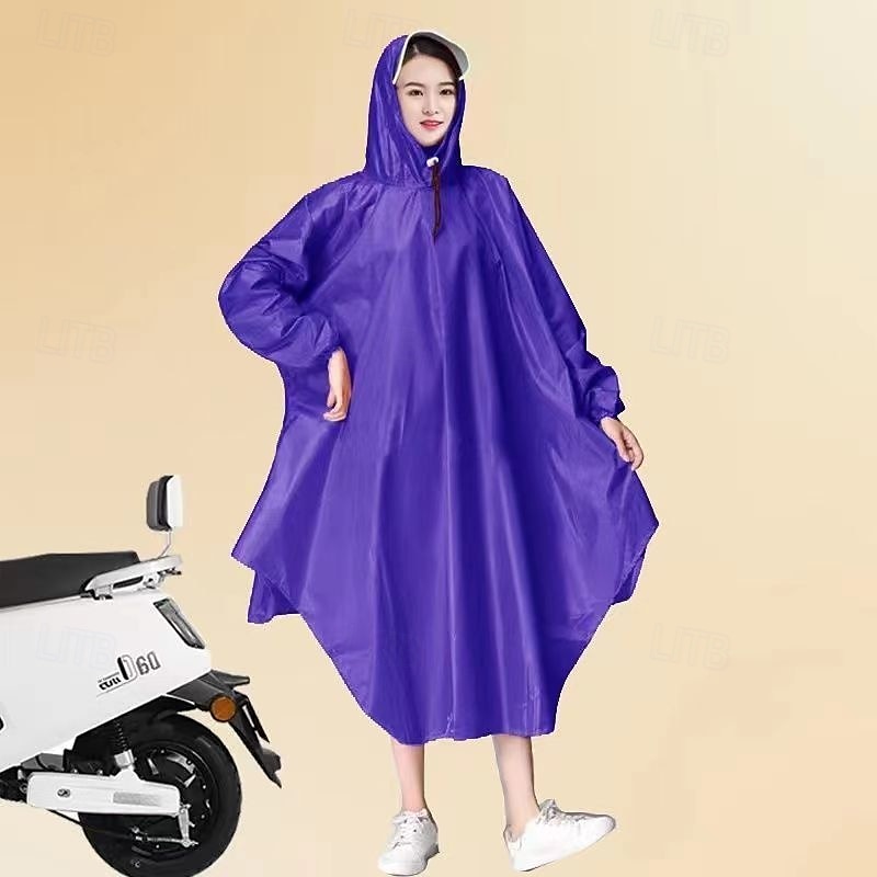 2025年 男性用 女性用 レインポンチョ 防水ハイキング ジャケット レインジャケット 冬 アウトドア 防水 防風 高通気性 速乾性 レインコート トップス 狩猟 釣り 登山 ブルー パープル ルビーレッド / ライトウェイト / キャンプ / ハイキング / ケイビング  コレクション – $13.99 –P8