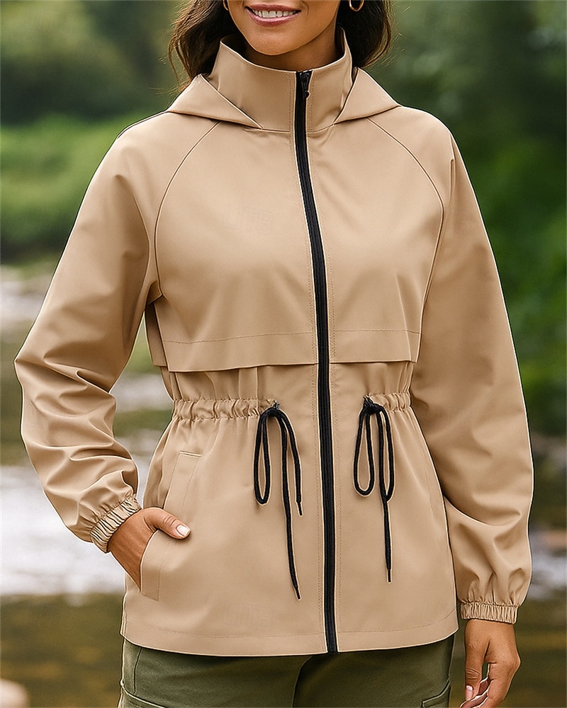 Mujer Chaqueta para senderismo Chaqueta deportiva Al aire libre Impermeable Resistente al Viento Secado rápido Ligero Trajes de senderismo Ropa de senderismo Primavera Otoño Chaqueta Tenis Golf 2026 - $41.99 –P1