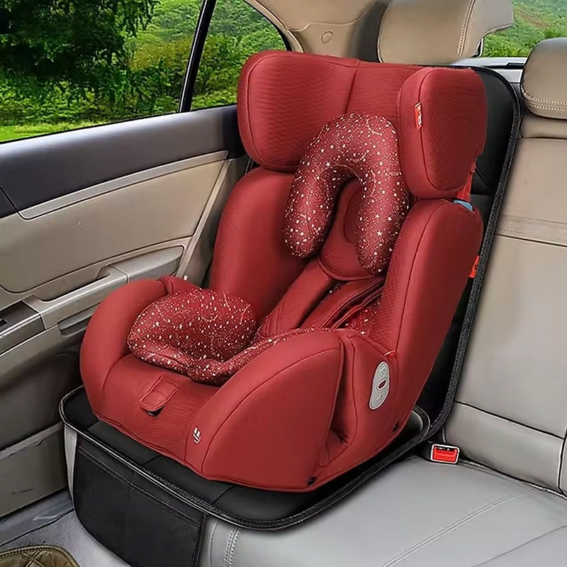 1 Stück wasserdichter Autositzschutz, rutschfeste Netztaschen, Sitzbezüge, Leder, verstärkte Ecken, dicke Polsterung auf der Rückseite 2025 - $24.99 –P4