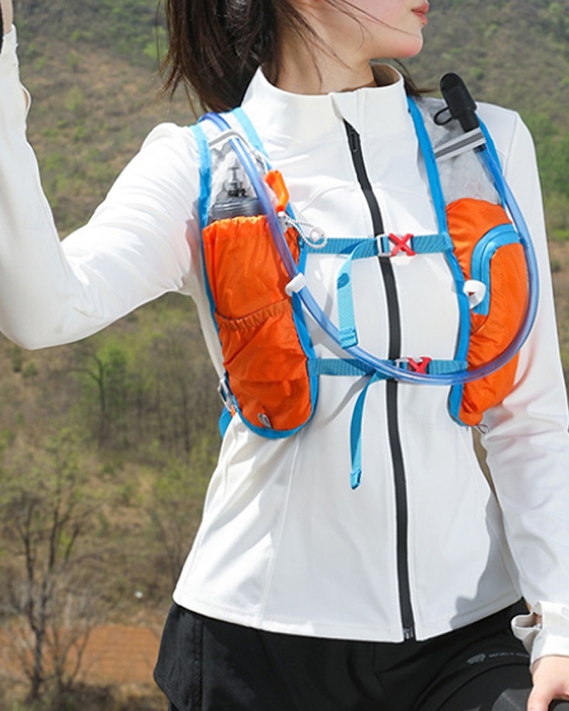 Running Vest Water Pack Hydration Vest Sun Sleeves Reflective Waterproof Quick Dry Polyester for Marathon Hiking Jogging 2026 - $20.99 –P8