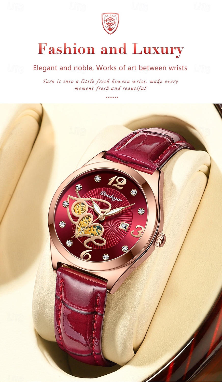 Mother's Day Gift for Women Watch Rose Gold Stainless Steel Mesh Japan Quartz Movement Simple Waterproof Luminous Ladies watch 2026 - $28.99 –P11