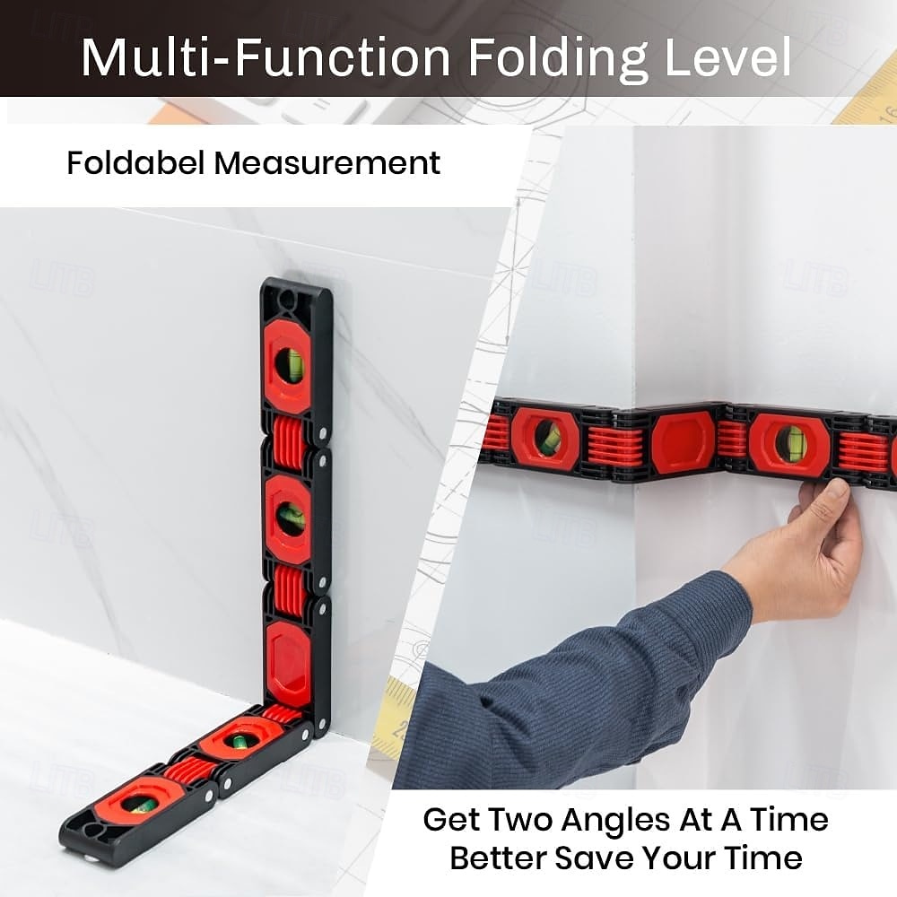 Strumento di misura multiangolo pieghevole, righello magnetico per la lavorazione del legno, misure verticali precise 45-90, compatto &design salvaspazio del 2025 a $28.99 –P2