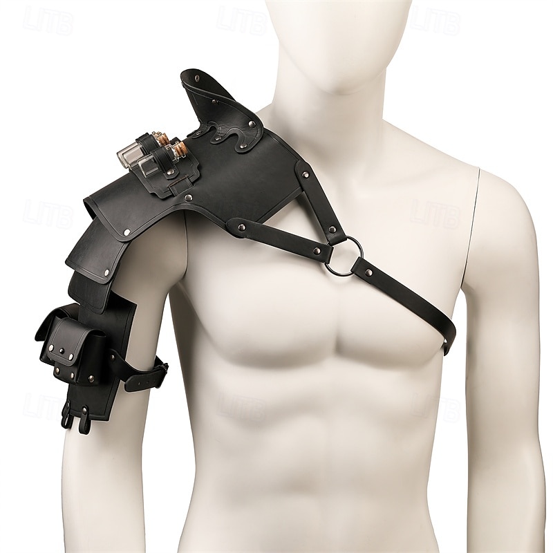 Punk & Gothic Middeleeuws Renaissance Wapens en Harnassen Gemaskerd Bal Krijger Ridder Voor heren Viking Maskerade Prestatie Toneel Maskerade Volwassenen Schouder Pantser 2025 - $30.99 –P8