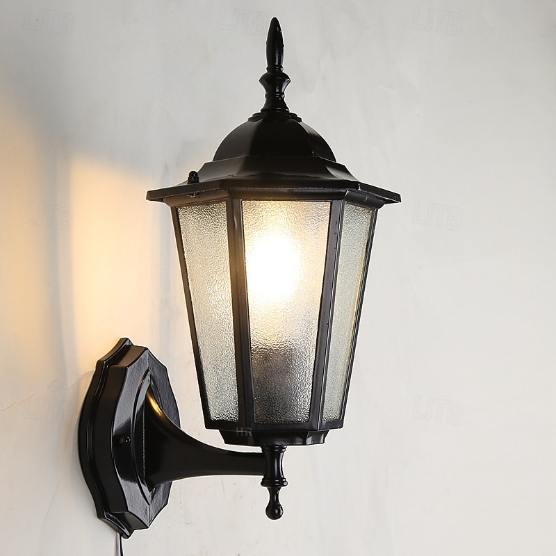 Outdoor Light Fixtures Wall Mount Aluminium Waterproof Exterior Wall Lantern, Anti-Rust Outside Black Wall Sconce Porch Lights for House Garage, Doorway 85-265V 2026 - $167.99 –P6