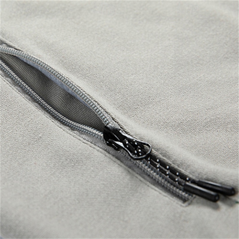 Herr Träningsoverall Joggingbyxor Tröja med dragkedja Ficka med blixtlås Träningsdräkter Höst Svart Grön Gym Träna Sport Vindtät Långärmad Sport Sportkläder Microelastisk Normal 2026 - $56.99 –P10