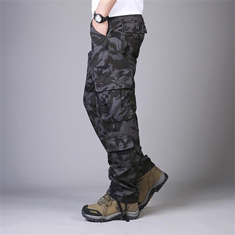 Муж. Брюки карго Штаны для туризма и прогулок походные брюки Камуфляж Весна Осень На открытом воздухе Стандартный Водонепроницаемость С защитой от ветра Быстровысыхающий Легкость Брюки Карман 2026 - $41.99 –P6