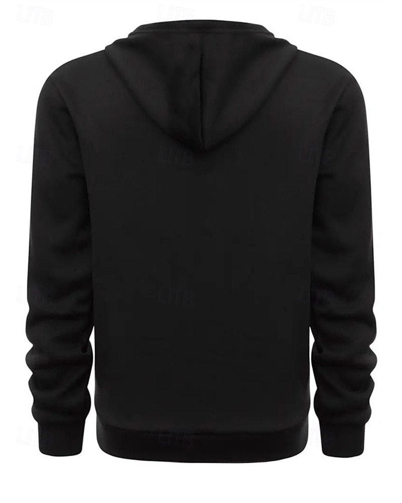 Homens Moletom Quarter Zipper Hoodie Preto Verde Tropa Azul Marinha Camelo Com Capuz Tecido Zíper Bolsos Desportos e Ar livre Diário Feriado Poliéster Roupa de rua Básico Casual Primavera Outono Roupa de 2026 por $28.99 –P4