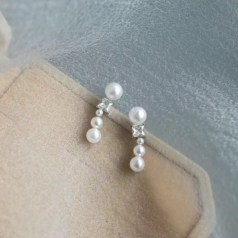 Per donna Orecchini a perno Tropicale Gioia Elegante Orecchini Gioielli Argento Per Feste del 2025 a $24.99 –P5