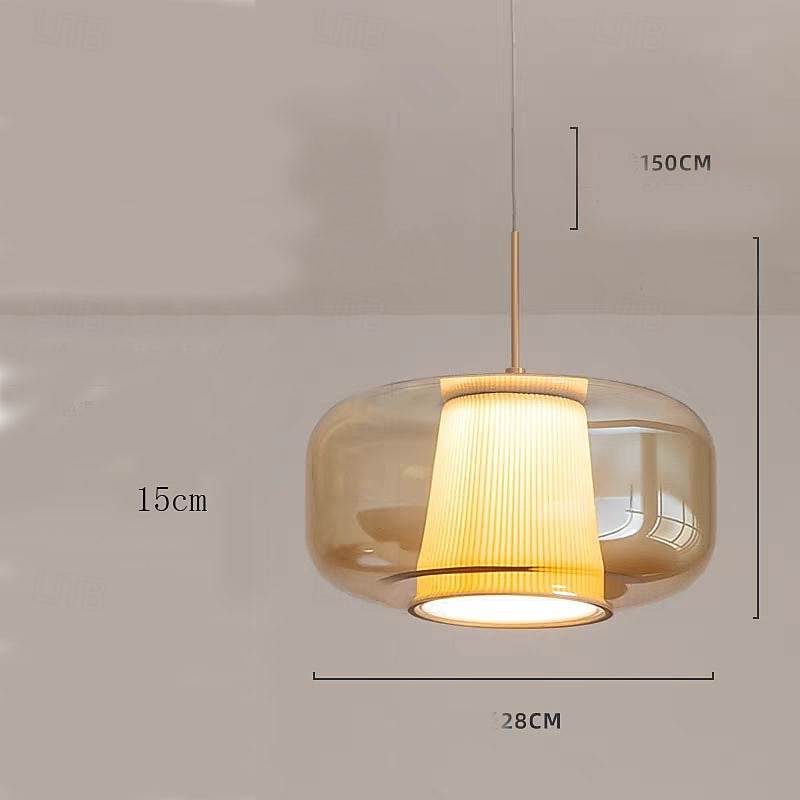 Modern Style Hanging Light, Glass Metal Chandelier,Creative Personality Aluminium Art Pendant Lamp Lampshade,Bedroom Living Room Decoration Lighting Fixtures 2026 - $399.99 –P1