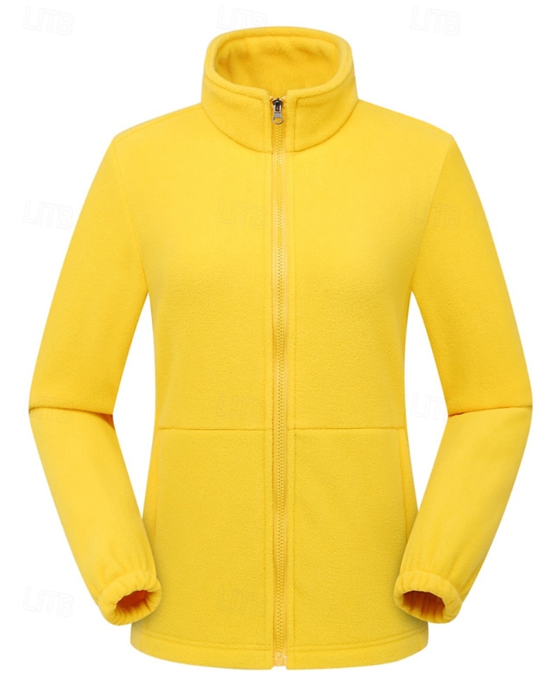 Per donna Giacca da escursionismo Giacca in pile da escursionismo Inverno All'aperto Termico Impermeabile Antivento Spesso Giacca in Pile Invernale Nero Giallo Rosa Rosso Blu Reale del 2025 a $22.99 –P12