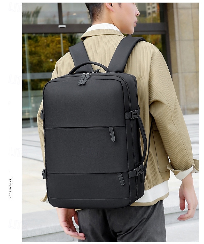 Mochila multifuncional para viagem de grande capacidade para homens e mulheres 2025 com armazenamento de sapatos, multicamadas, separação seca e molhada, à prova d'água de 2025 por $43.99 –P1