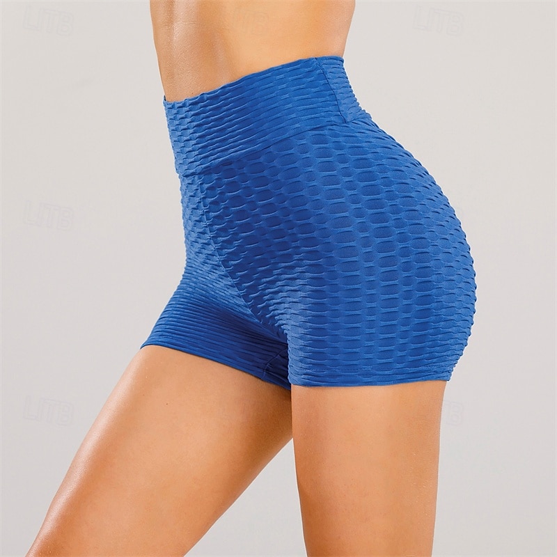 Per donna Shorts Leggings Streetwear Casual Corto Vita Alta Semplice Elastico in vita Jacquard Traspirabilità Elasticizzato Vacanza Streetwear Abbigliamento quotidiano Nero Bianco Giallo Rosso Estate del 2025 a $11.99 –P13