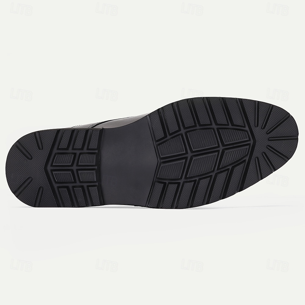 scarpe eleganti da uomo in vera pelle di vacchetta nera con motivo coccodrillo – eleganti scarpe formali per lavoro, matrimoni ed eventi speciali del 2025 a $109.99 –P6