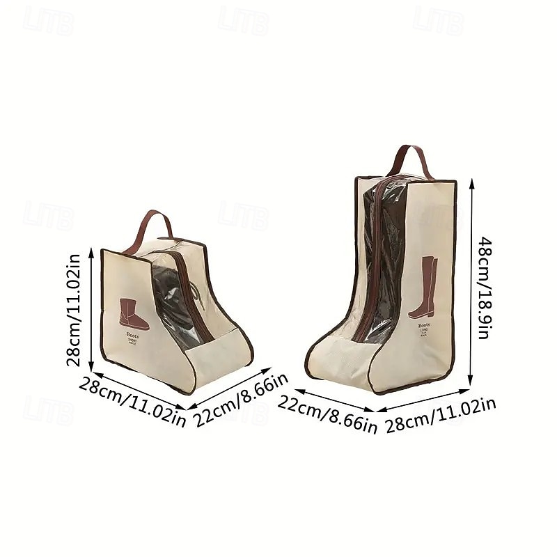 4er-Pack wiederverwendbare Aufbewahrungstaschen für hohe Stiefel, staubdichter hängender Schuh-Organizer für High-Top-Sneaker 2025 - $16.99 –P8