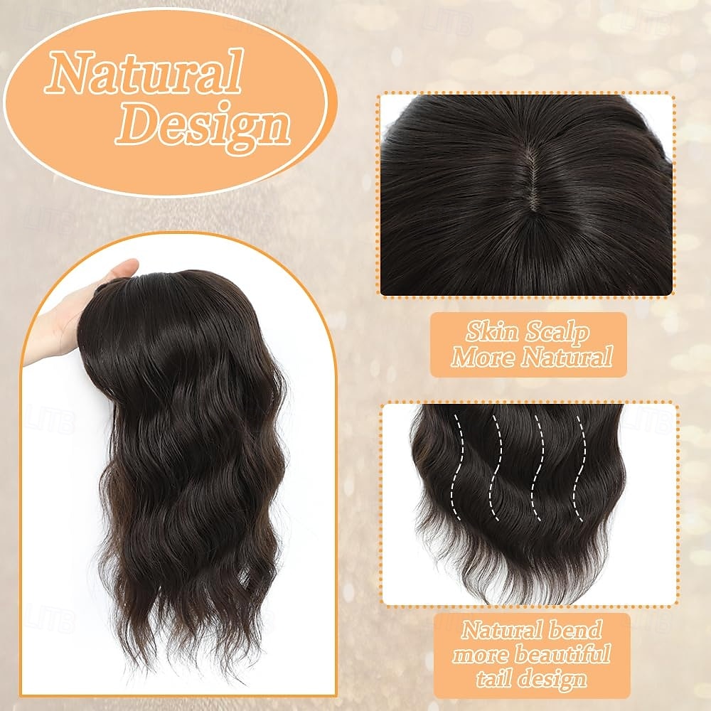накладные пряди для женщин с редеющими волосами 16 дюймов накладные пряди для волос для женщин французская заколка на челке 360 3d 2026 - $23.99 –P2