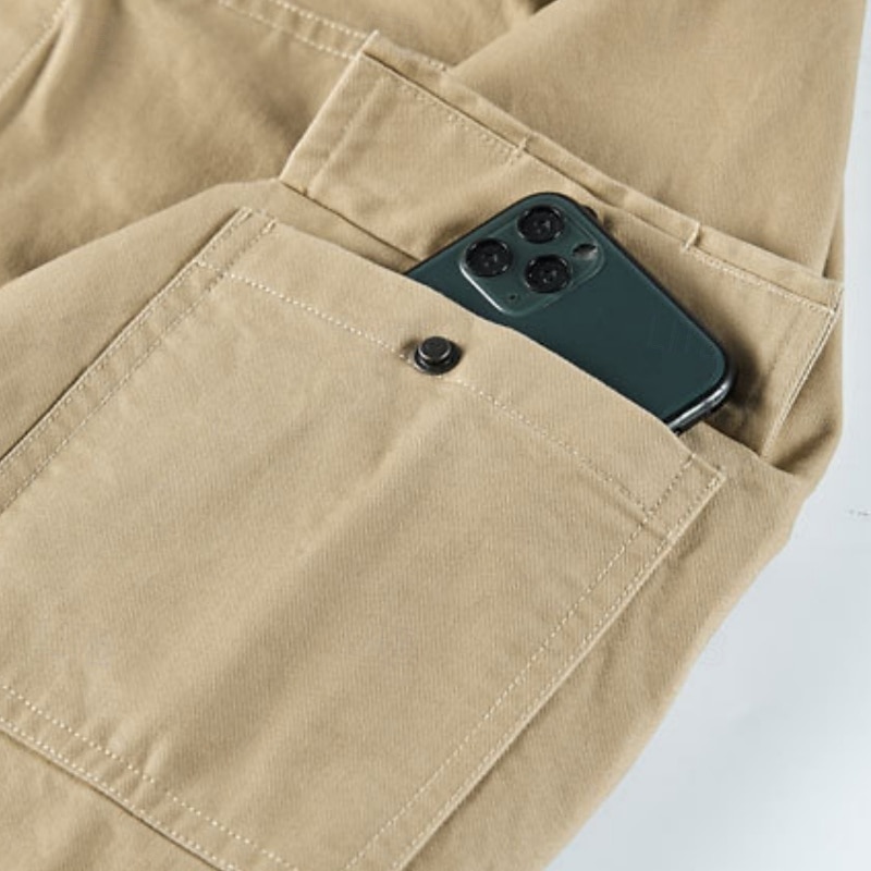 Herr Lättviktsjacka Trucker Jacka Chore Jacka Formell Hem Bärbar Ficka Vår Höst Vinter Ensfärgat Aktiv Vintage Nedvikt Normal Svart Grön Kaki Jacka 2025 - $52.99 –P9