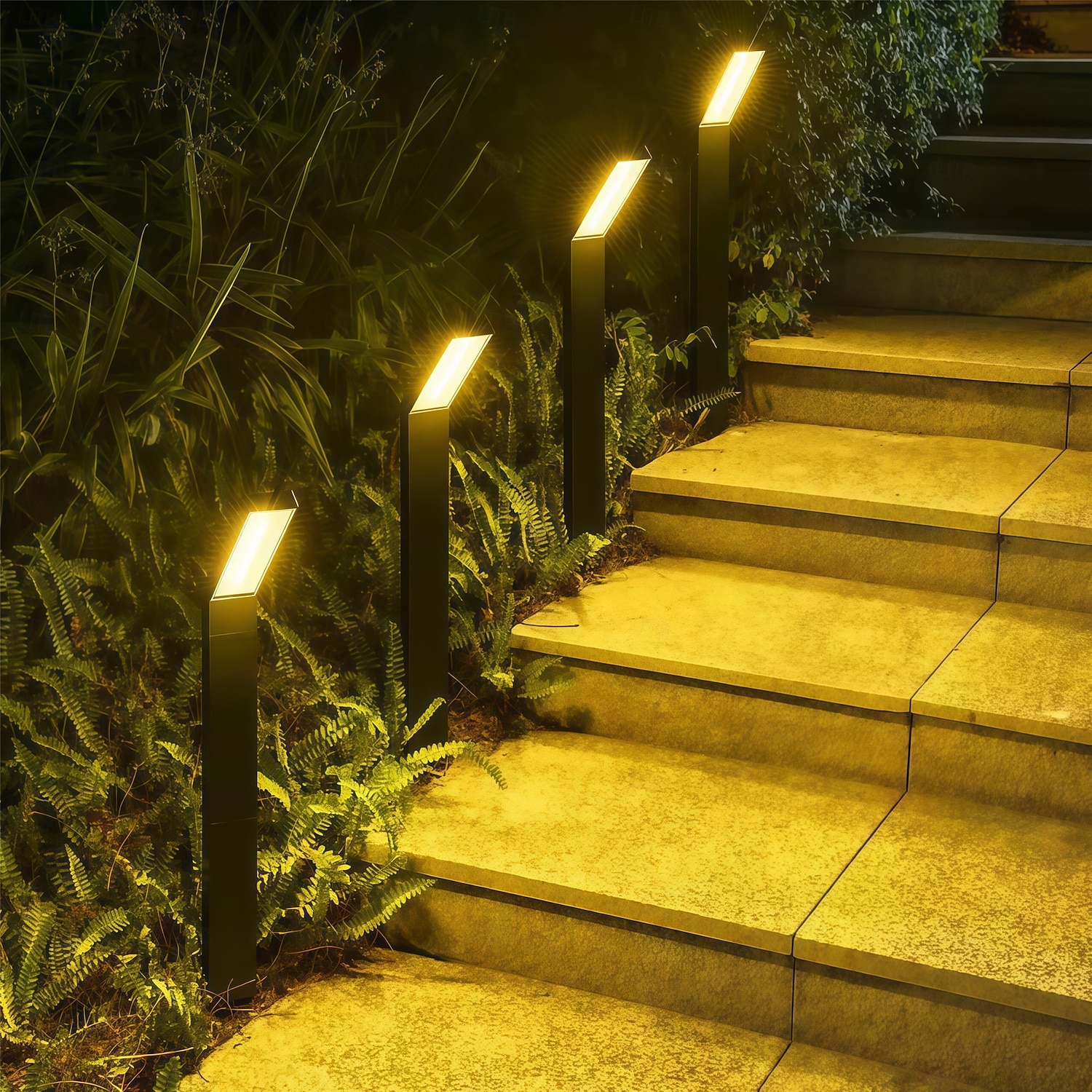 LED Solar Pathway Lights Outdoor RGB Pathway Lawn Light IP65 Waterproof Solar Lamp for Garden Walkway Path Driveway Patio Yard Decor  1PC 2026 - $32.99 –P8