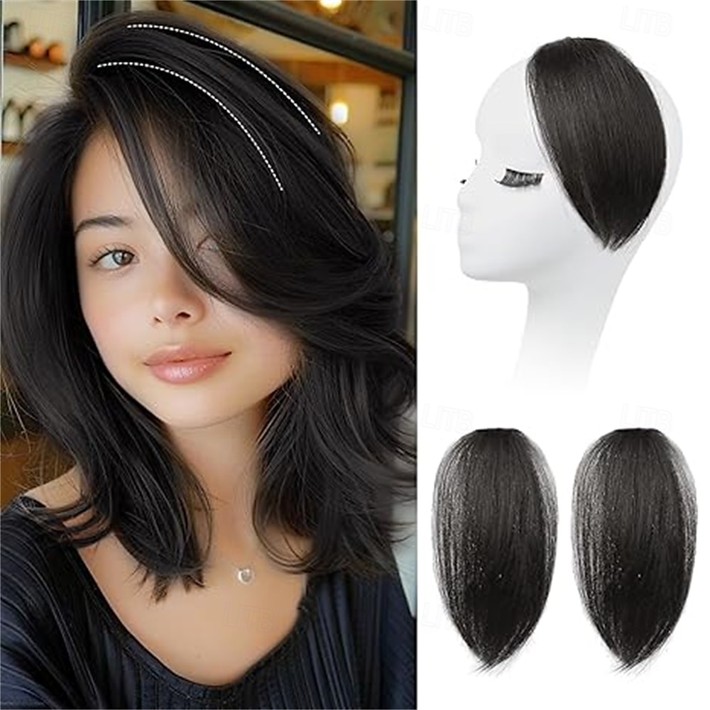 Extensions capillaires à clipser, 2 pièces, 20 cm, courtes et épaisses, pour cheveux fins et fins, blond moyen de 2025 ? $26.99 –P3