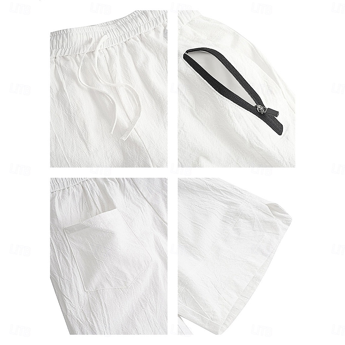 Per uomo Shorts Shorts di Lino Pantaloncini Estivi Shorts da Spiaggia Coulisse Tasca Elastico in vita Semplice Comodità Traspirante Lunghezza al ginocchio Casuale Quotidiano Ferie Vacanza Moda Bianco del 2026 a $24.99 –P12