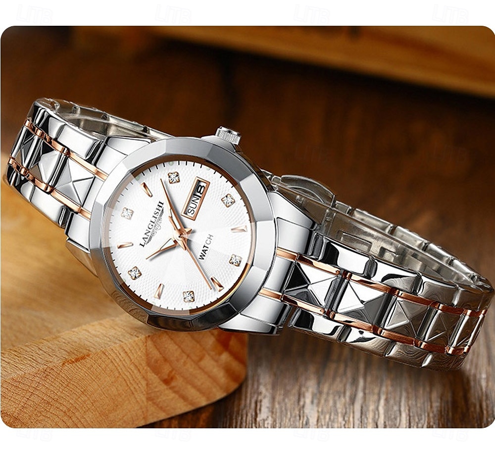 Montres de luxe pour femmes, mode décontractée, acier inoxydable, lumineuses, étanches, à quartz de 2025 ? $29.99 –P4