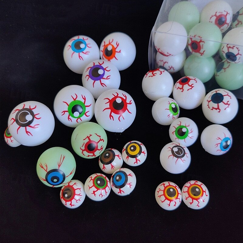 20 pezzi di palla rimbalzante horror, palla oculare spaventosa, forniture per feste di Halloween all'ingrosso del 2025 a $17.49 –P3