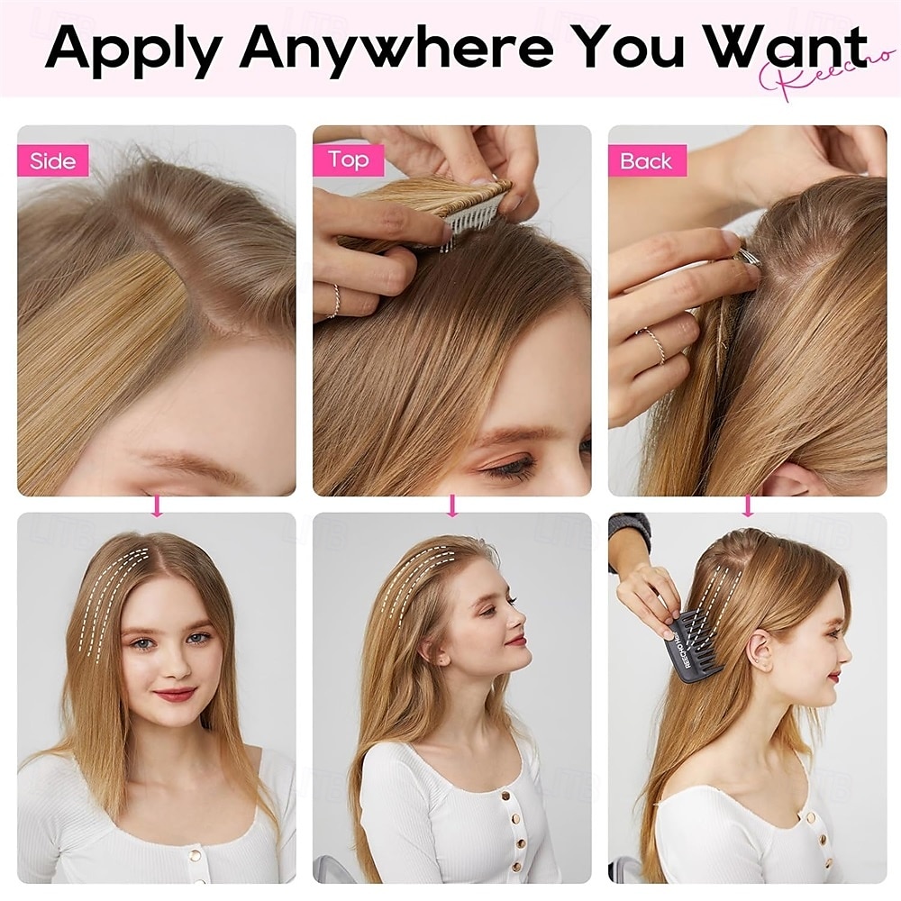 Clip in Hair Volumizer 2PCS 8 inch Short Thick Clip in Hairpieces Adding Extra Volume for Women with Thin Fine Hair - Medium Blonde 2026 - $28.99 –P5