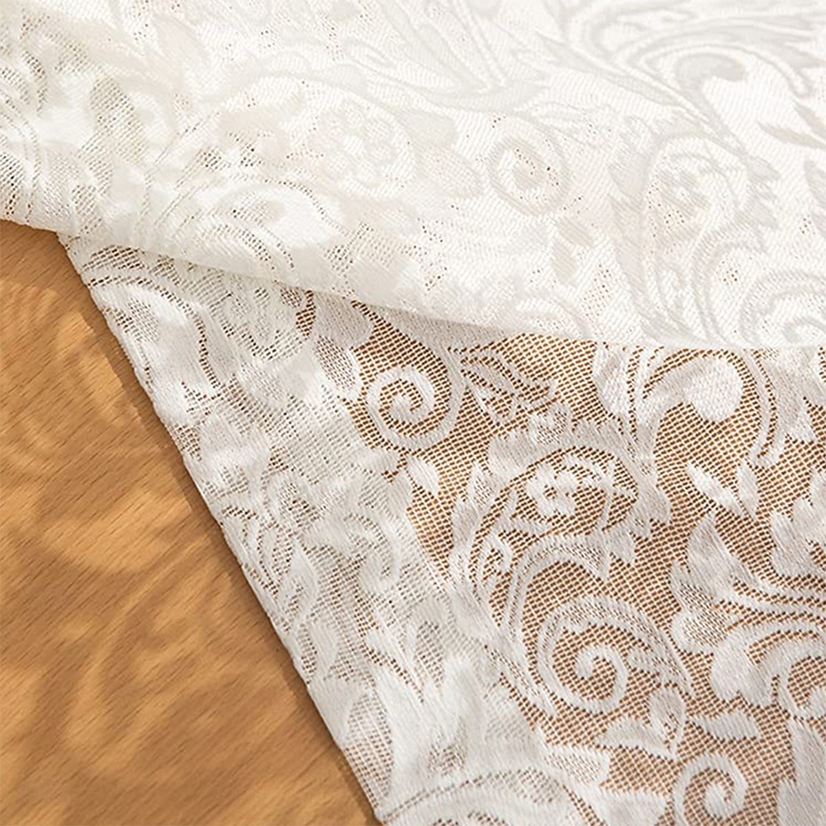 Curtain Drapes French Vintage Lace Sheer Curtains - Decorative Privacy Drapes for Living Room & Bedroom, Room Divider 2026 - $9.49 –P4