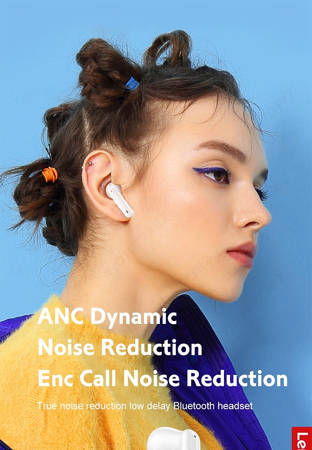ANC Lenovo XT98 Earphones Bluetooth V5.2 True Wireless Headphones Active Noise Cancelling 28dB Sports Earbuds with Mic ENC Call 2025 - $38.99 –P1