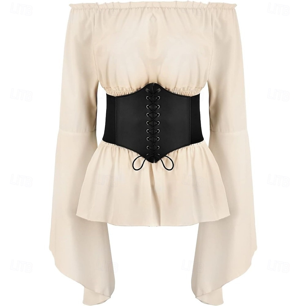 Abiti Medievale Rinascimento Blusa / Camicia Costume Cosplay Cintura in Vita Costume Per donna Festival Adulti del 2026 a $29.99 –P5