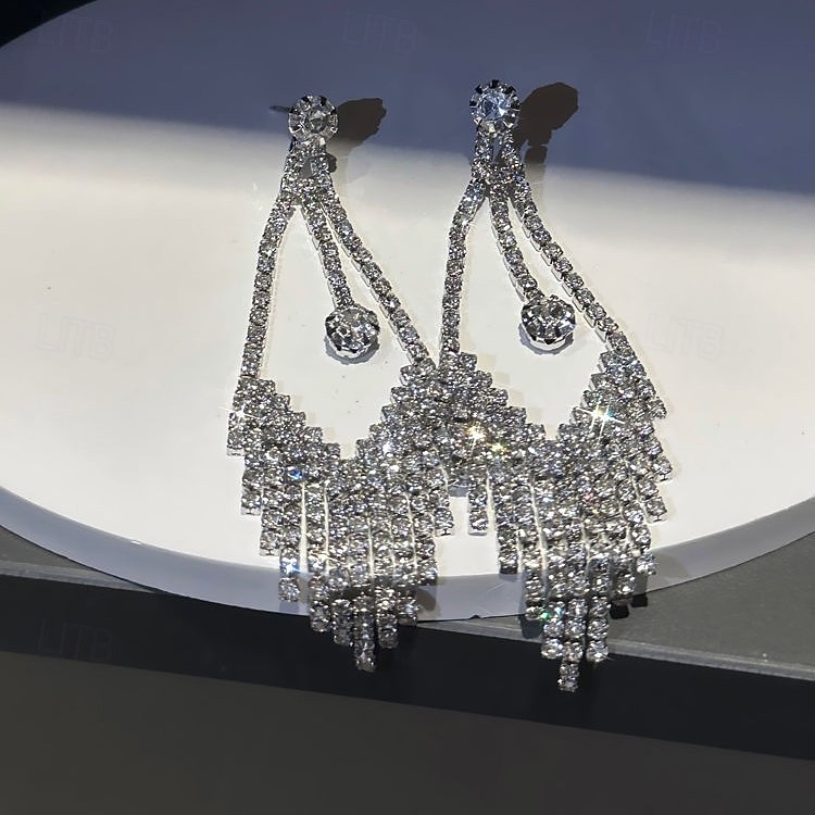 Per donna Orecchini a perno Tropicale Gioia Tropicale Elegante Orecchini Gioielli Argento Per Feste del 2026 a $11.49 –P3