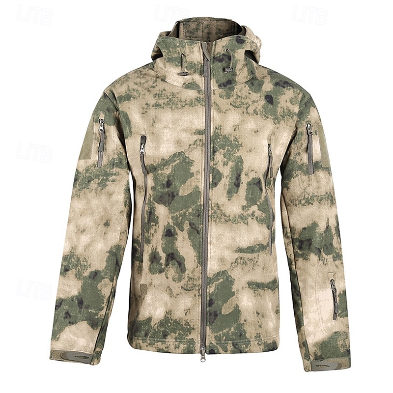 Per uomo Giacca da escursionismo Cappotto invernale Giacca in pile da escursionismo Inverno All'aperto Termico Impermeabile Antivento Giacca in Pile Invernale Giallo Verde Chiaro Verde Cachi del 2025 a $56.99 –P4