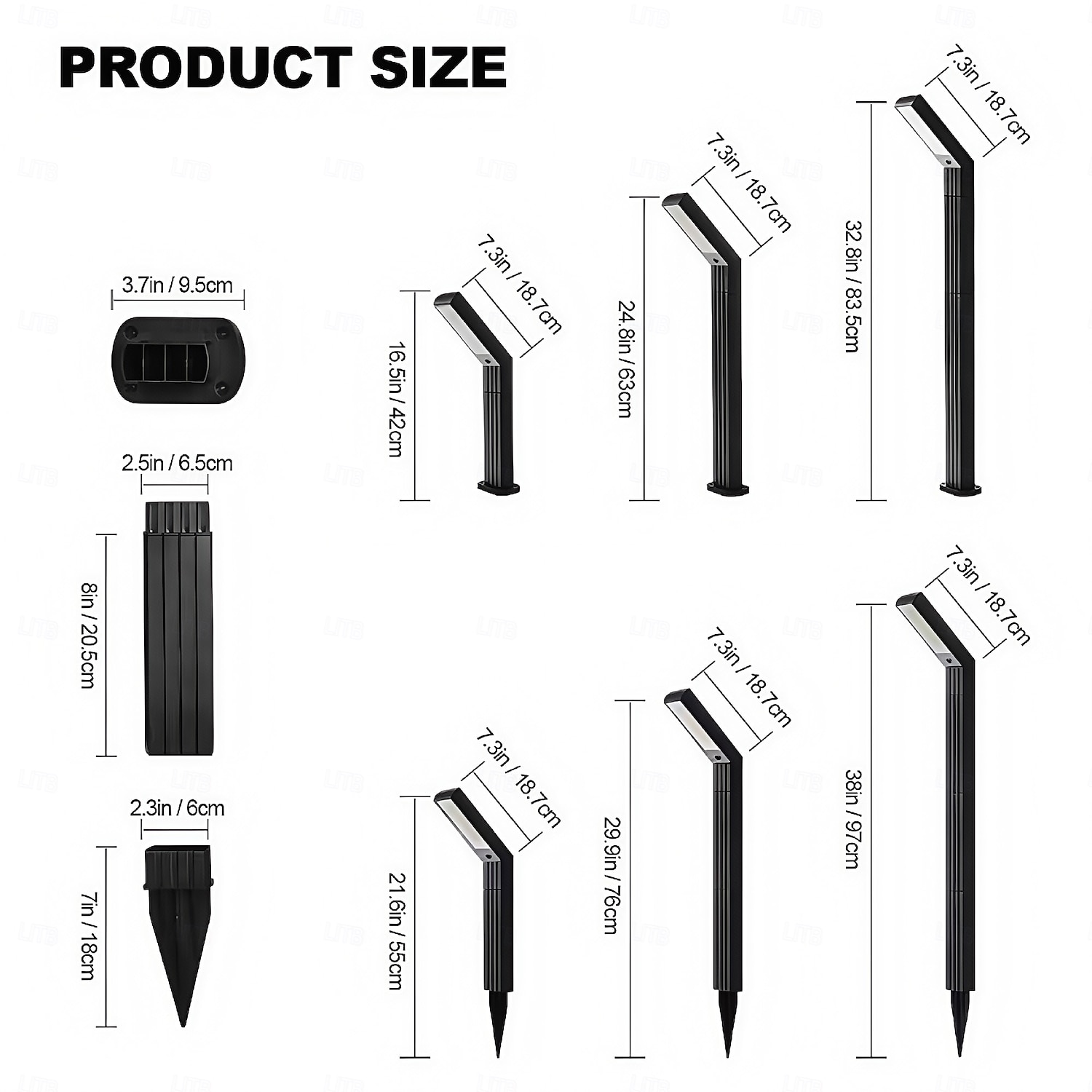 LED Solar Pathway Lights Outdoor RGB Pathway Lawn Light IP65 Waterproof Solar Lamp for Garden Walkway Path Driveway Patio Yard Decor  1PC 2026 - $32.99 –P2