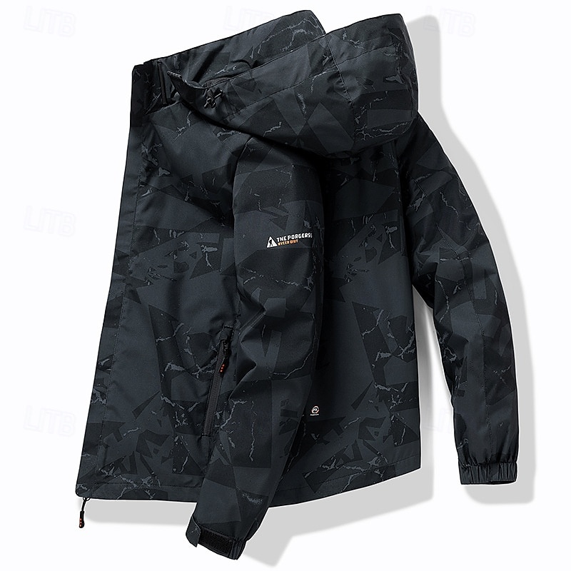 Homens Jaqueta Corta-Vento Jaqueta de Trilha Capa de Chuva Ao ar livre Prova-de-Água A Prova de Vento Roupas de caminhada Roupas de caminhada Primavera Outono Blusas Campismo / Escursão de 2026 por $44.99 –P2