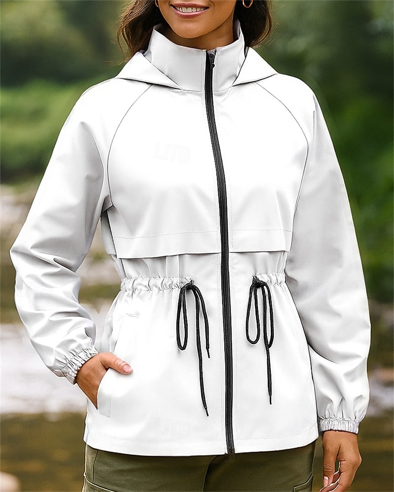 Mujer Chaqueta para senderismo Chaqueta deportiva Al aire libre Impermeable Resistente al Viento Secado rápido Ligero Trajes de senderismo Ropa de senderismo Primavera Otoño Chaqueta Tenis Golf 2026 - $41.99 –P5
