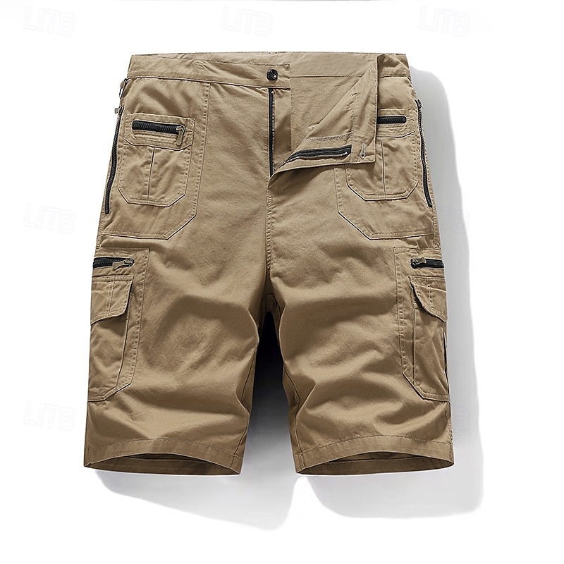 Homens Calça Cargo Calças de Trilha calças de caminhada Ao ar livre Normal Secagem Rápida Leve Elástico Respirável Calção Calças Capri Verde Tropa Azul Tênis Golfe Corrida S M L XL XXL de 2025 por $21.59 –P2