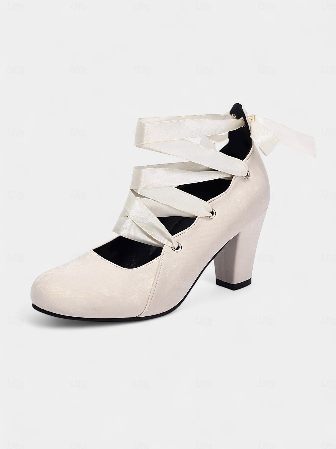 Chaussures Mary Jane à talons et lacets en satin vert vintage des années 1920 pour femmes – Chaussures à talons épais d'inspiration rétro pour les goûters ou les tenues vintage de 2025 ? $46.99 –P5