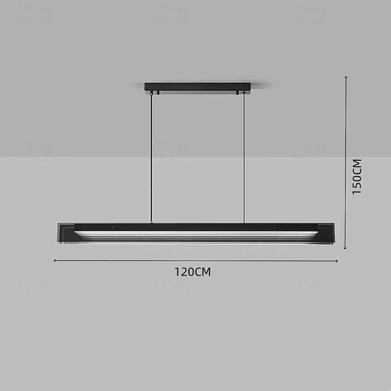 lustre pendente de led preto com cúpula moderna para cozinha, mesa de jantar ou bar de 2025 por $499.99 –P3