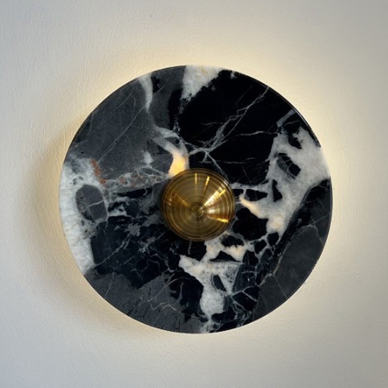 Luminária de parede LED de mármore para ambientes internos, 1 luminária minimalista de parede, luminária de decoração para casa, luzes de parede para sala de estar e quarto, 110-240 V de 2026 por $217.49 –P2