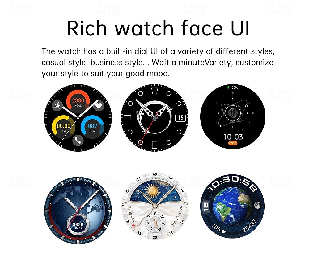 C15Pro Smart Watch 1.52 Inch HD AMOLED Screen NFC Tracker Bluetooth Call Health Monitoring Watch 2025 - $31.99 –P6