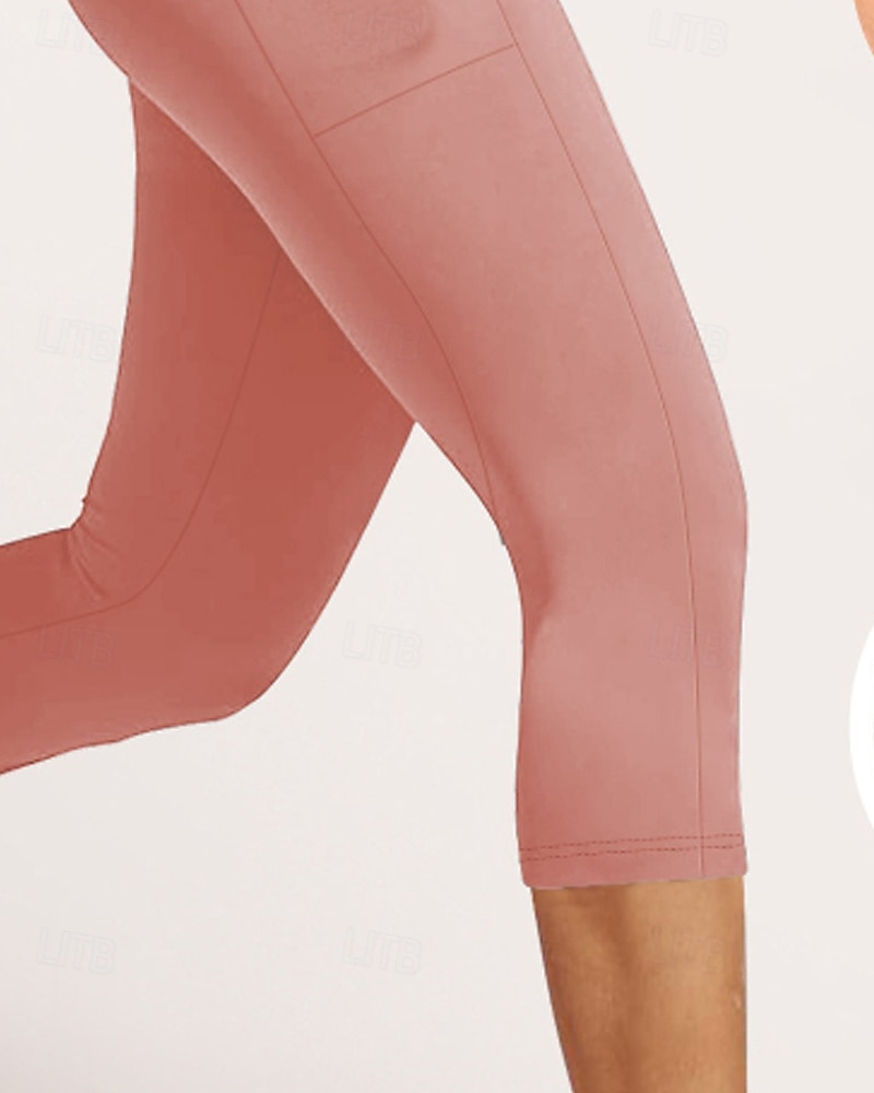 Per donna Pantaloni capri Pantaloni Eleganti Leggings Leggings comodi Streetwear Casual Lunghezza al polpaccio Naturale Semplice Tasca Elastico in vita Comodo All'aperto Confortevole All'aperto Sport del 2026 a $15.99 –P14