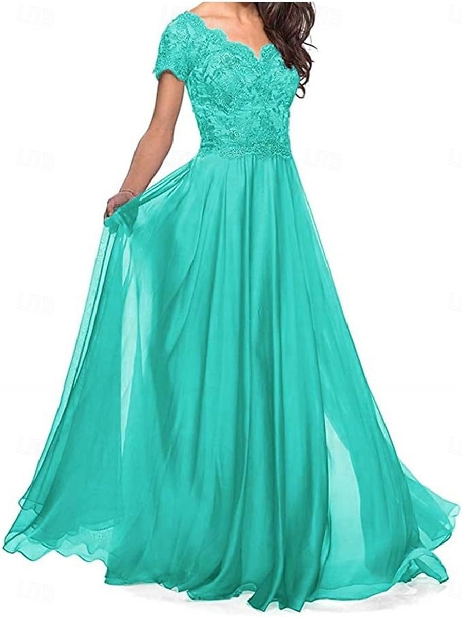 Linia -A Rochie Mama Miresei Elegant In Formă de Inimă Lungime Podea Poliester Manșon scurt cu Pliuri 2025 2025 - $109.99 –P8