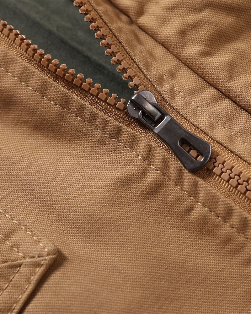 Pánské Trucker bunda Nákladní bunda Neformální bunda Dovolená Denní Kapsy Jaro Podzim Bez vzoru Módní Klasické Stojáček Standardní Černá Khaki Armádní zelená Saka 2025 - $53.99 –P9