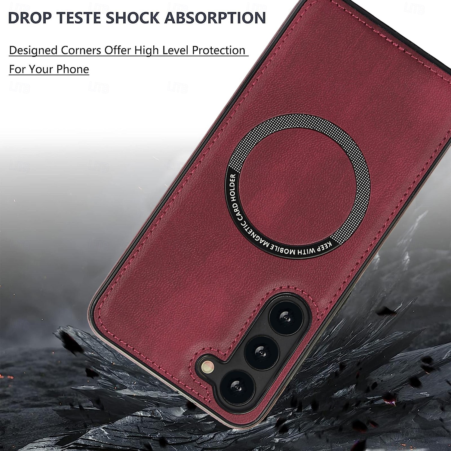puhelin Etui Käyttötarkoitus Samsung Galaxy S22 S22 Plus Ultra A53 A52 Takakuori Magneetti Tukee langatonta latausta Iskunkestävä Retro TPU PU-nahka 2025 - $13.99 –P5