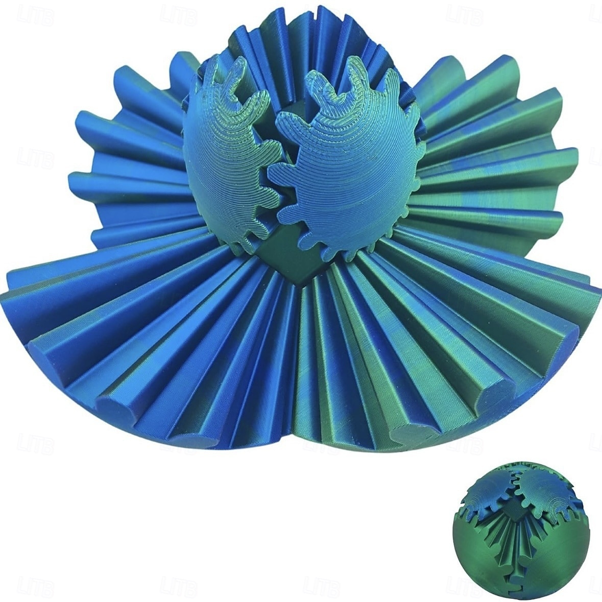 gearsphere стимпанк крутящийся чудо-шар-шестеренка, 3D-печатный механический гаджет для снятия стресса для взрослых и подростков, СДВГ тревожность фокусировка игрушка декор 2026 - $20.99 –P2