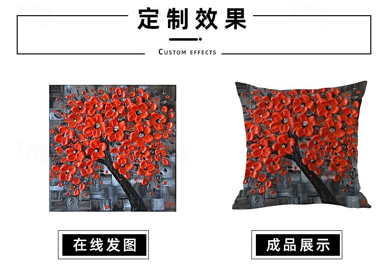 1 pcs Polyester Pillow Cover, Halloween Square Traditional Classic 2025 - $12.99 –P11